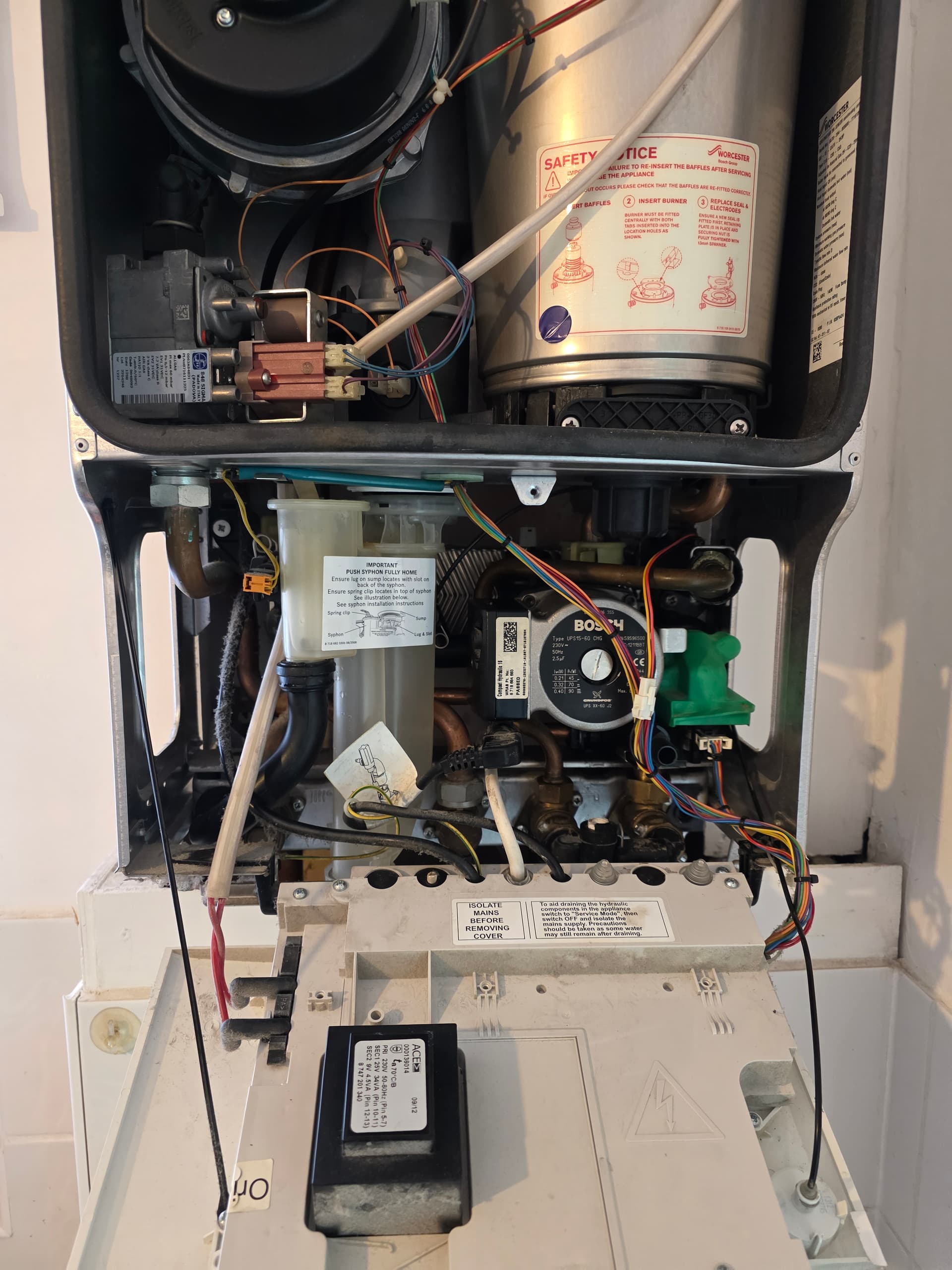 Worcester Bosch Boiler Leak Repair